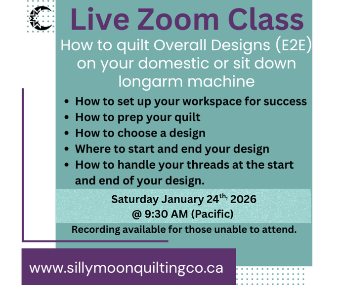 Zoom - Quilt your Quilts at Home