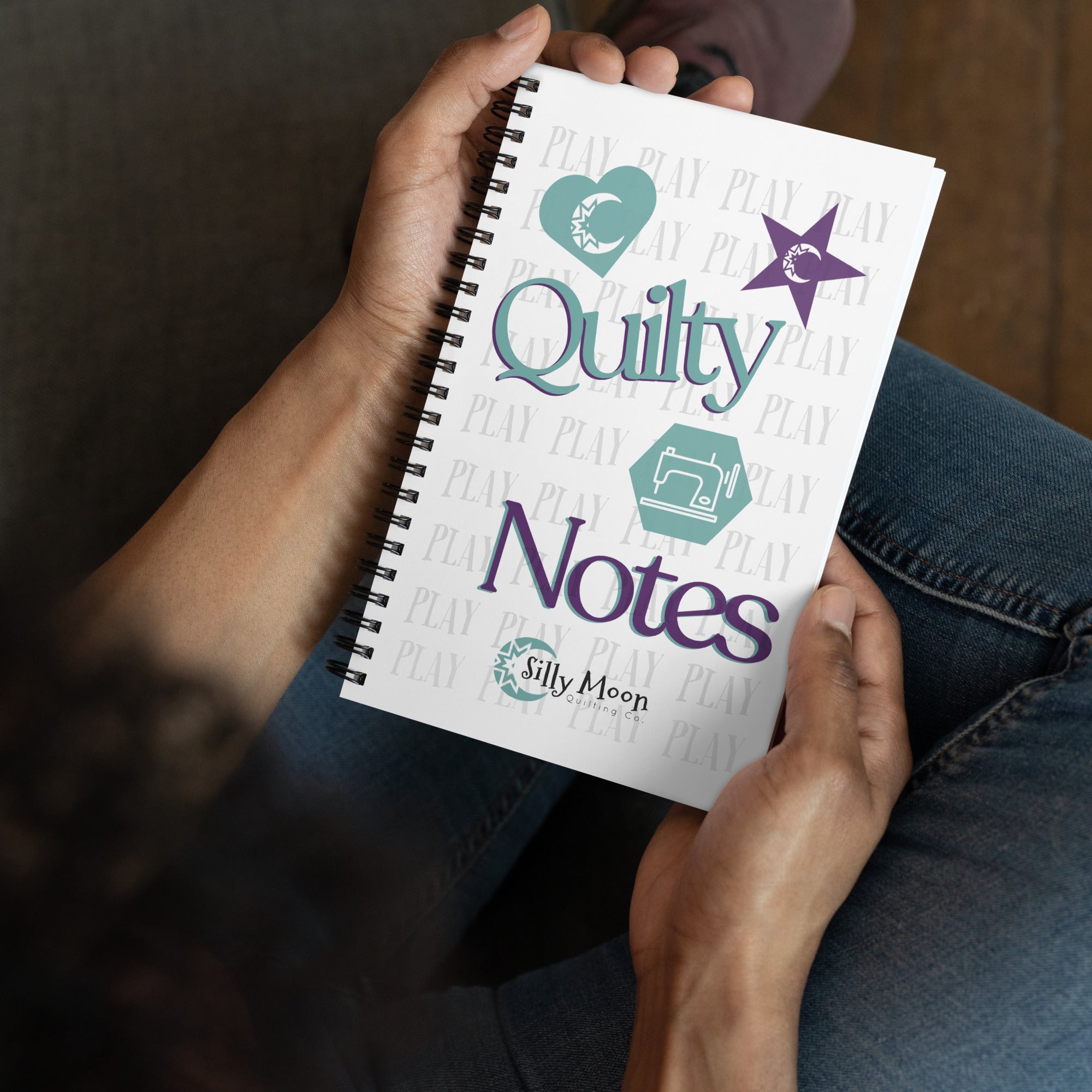 Quilty Notes Spiral notebook