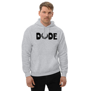 Dude Hoodie - Unisex fit - Black logo