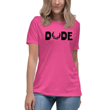 Dude - T-shirt - Women's fit - Black Logo