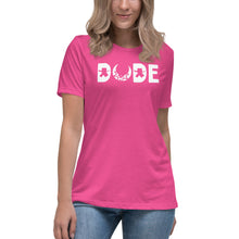DUDE T-Shirt - Women's Fit - White Logo